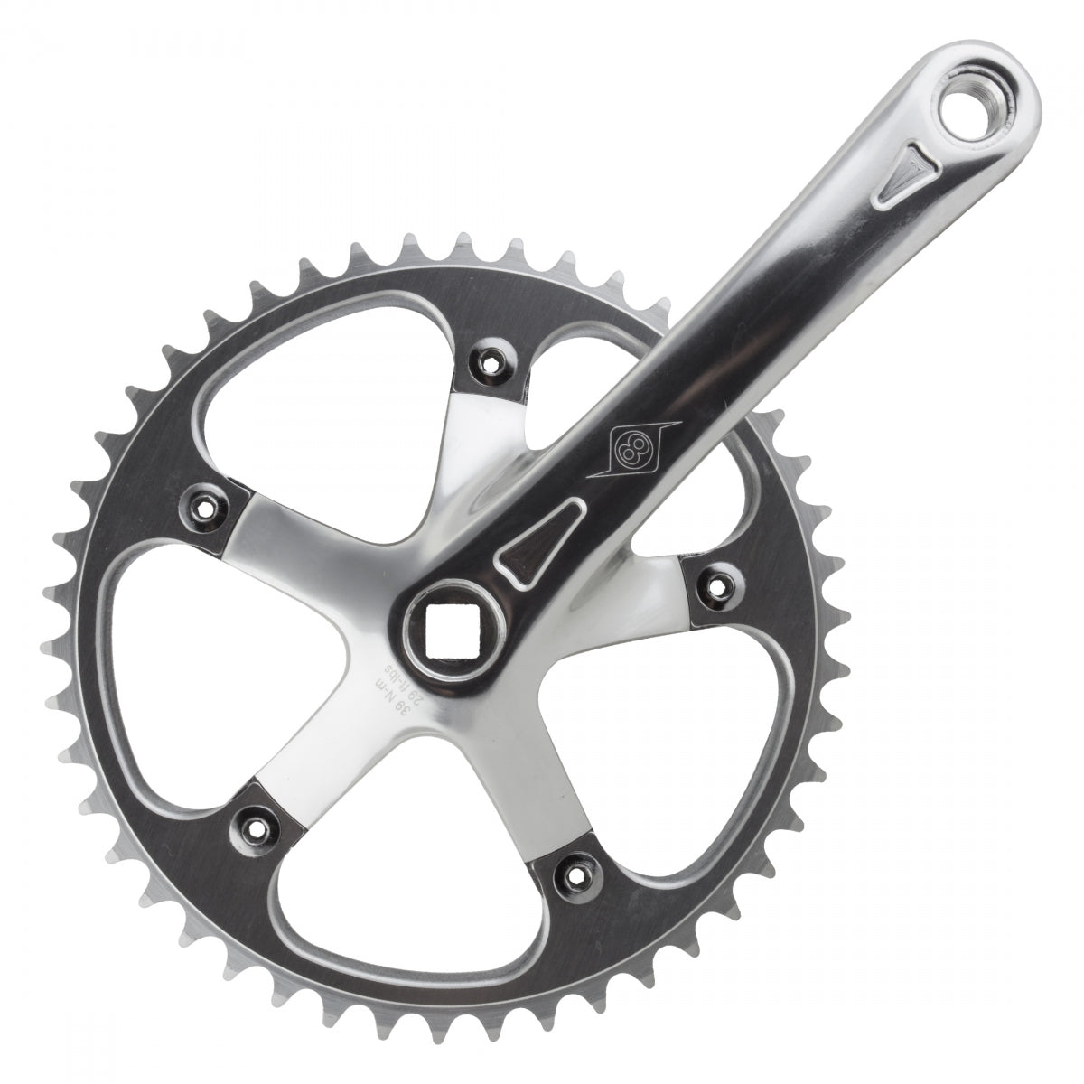 CRANKSET OR8 P/P TRACK 170x46 1/8 SQ SL/SL
