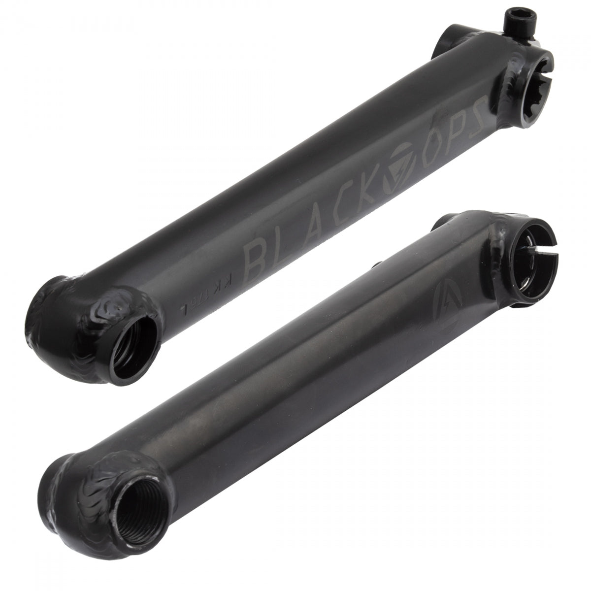 CRANKSET BK-OPS BMX STOMP CROMO 175 3PC 19mmx8T SPINDLE BK