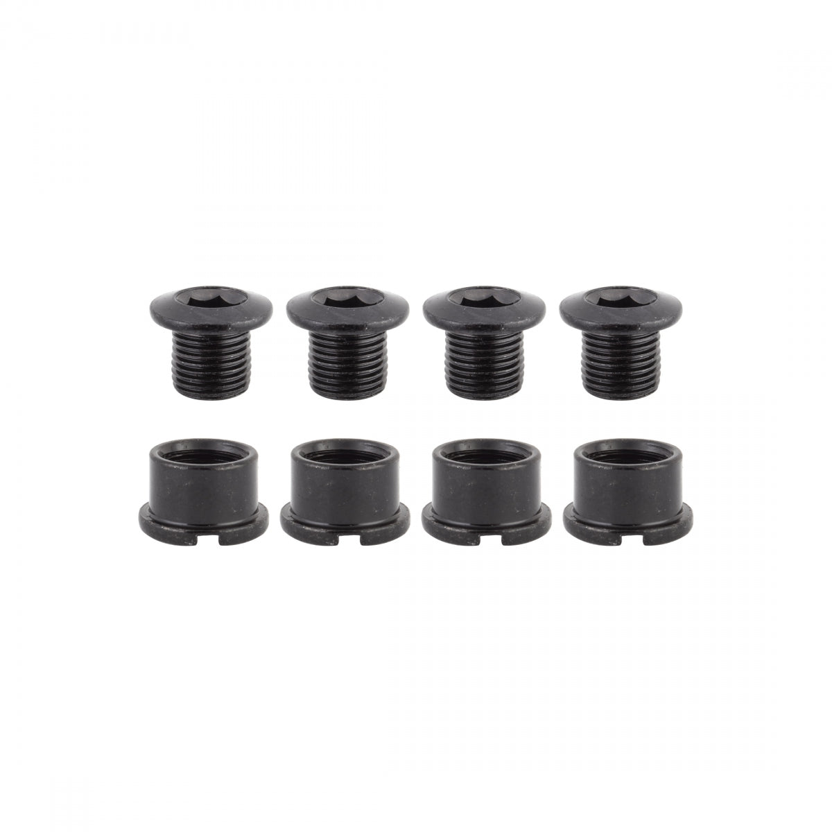 CHAINRING BOLT SET OR8 THRUSTER MTB/BOOST/FAT SINGLE STL BK