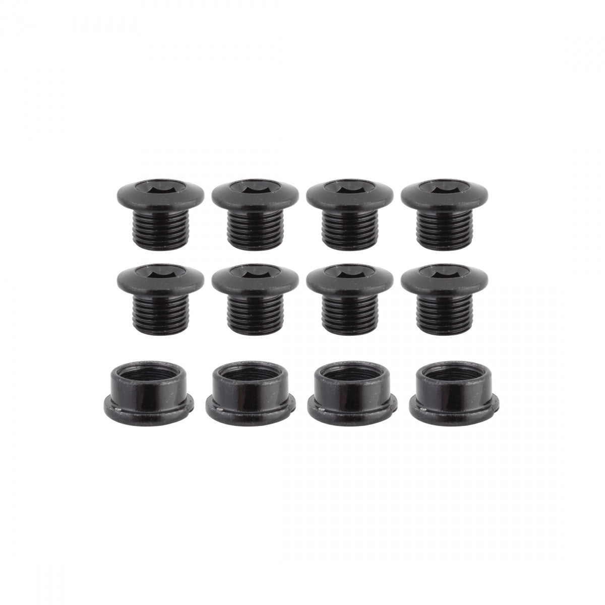 CHAINRING BOLT SET OR8 THRUSTER BOOST/FAT DOUBLE STL BK
