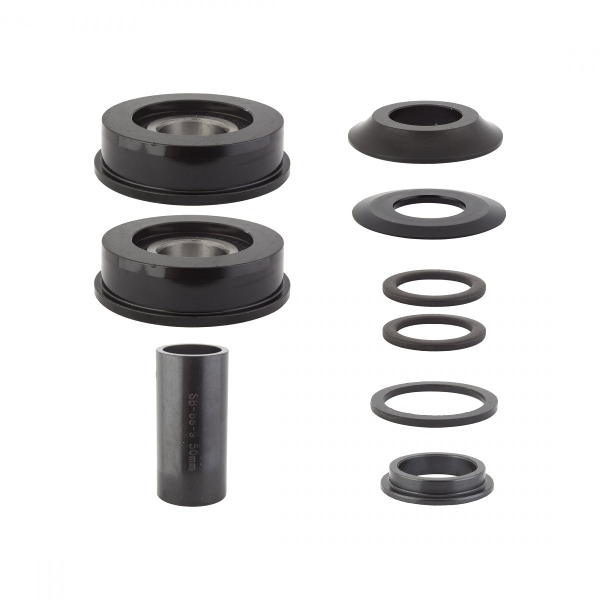 BB SET BK-OPS AM to 19mm w/BEARINGS BK