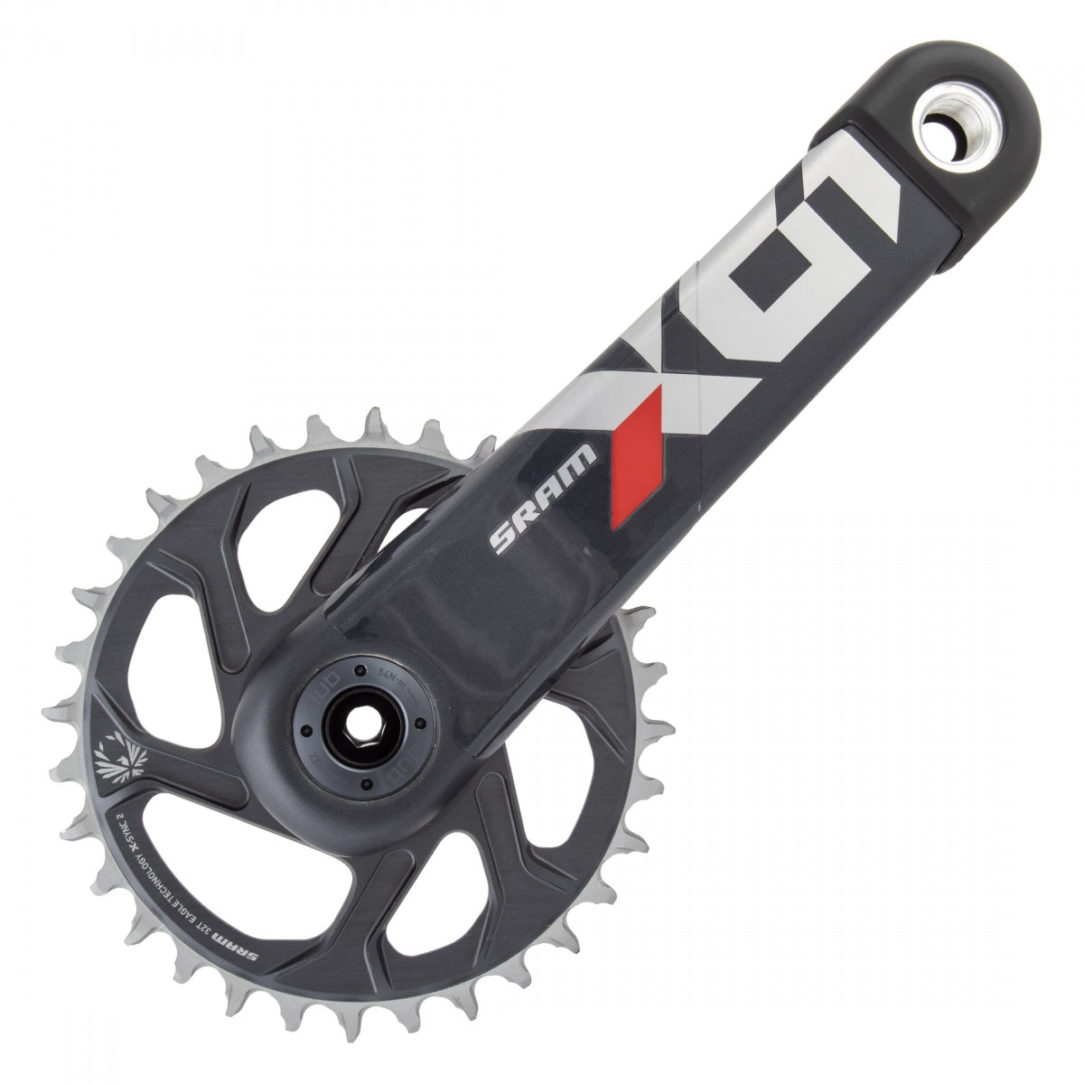 CRANKSET SRAM X01 EAGLE 175x32 DM DUB XSYNC2 w/oCUPS LN-RD BOOST 148 COMPATIBLE