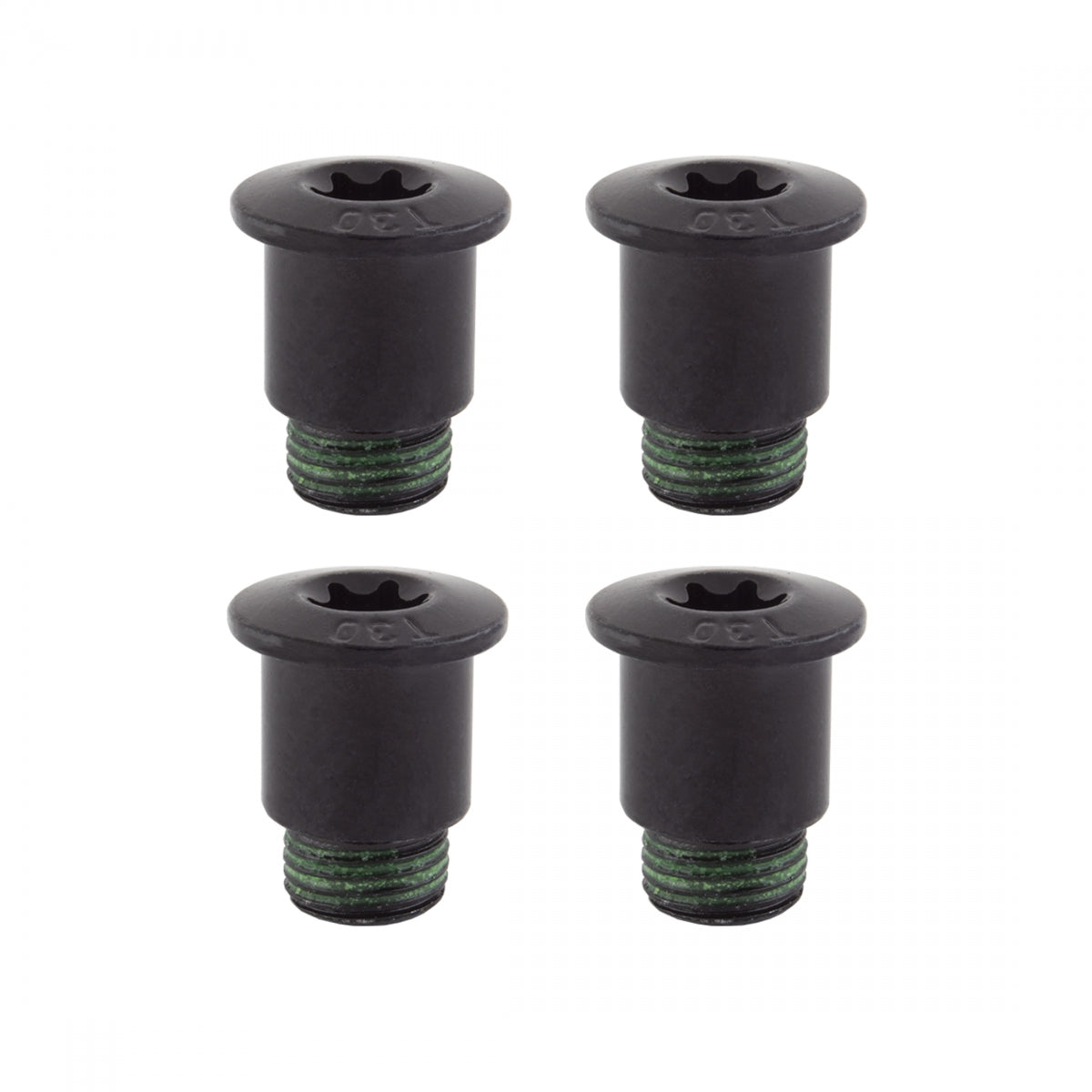 CHAINRING BOLT SET SRAM HIDDEN 4-ARM 4x2 M8x4.75x8.75 STL 94/107 SET BK