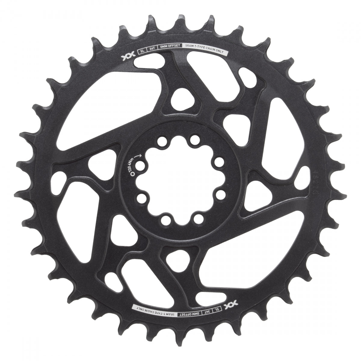 CHAINRING SRAM 34T DIRECT EAGLE 0mm BK XXSL D1 T-TYPE