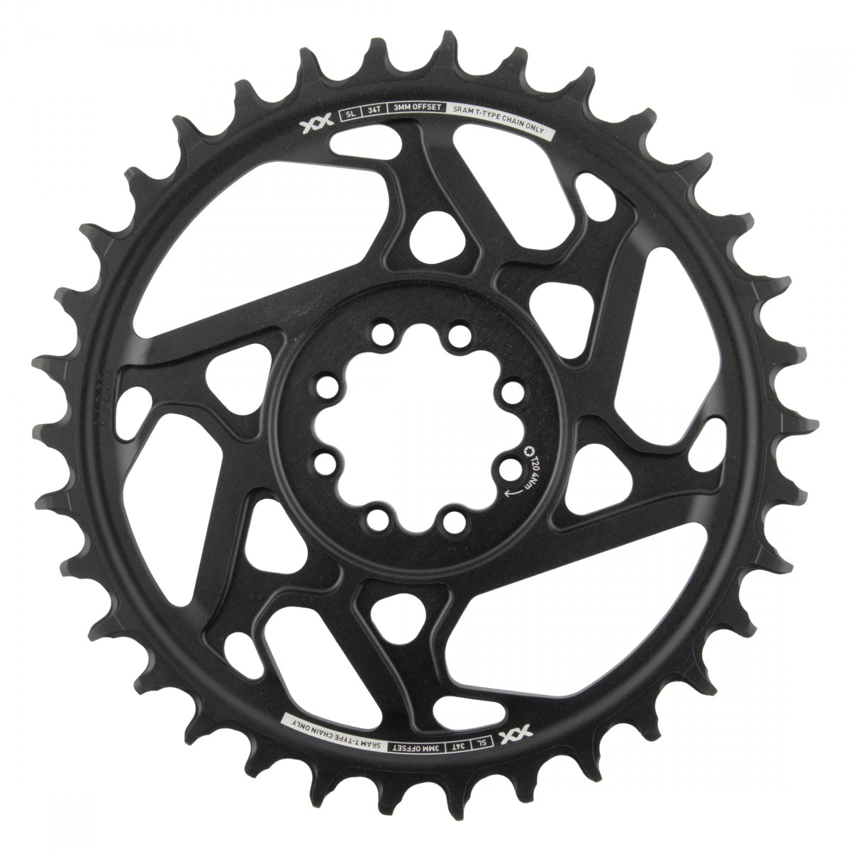 CHAINRING SRAM 34T DIRECT EAGLE 3mm BK XXSL D1 T-TYPE