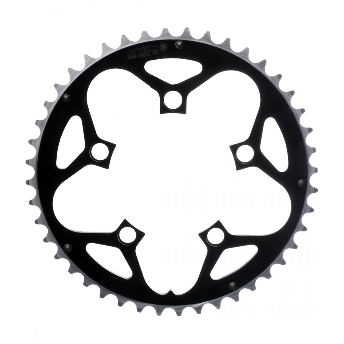 CHAINRING OR8 130mm 53T RAMPED BK/SL