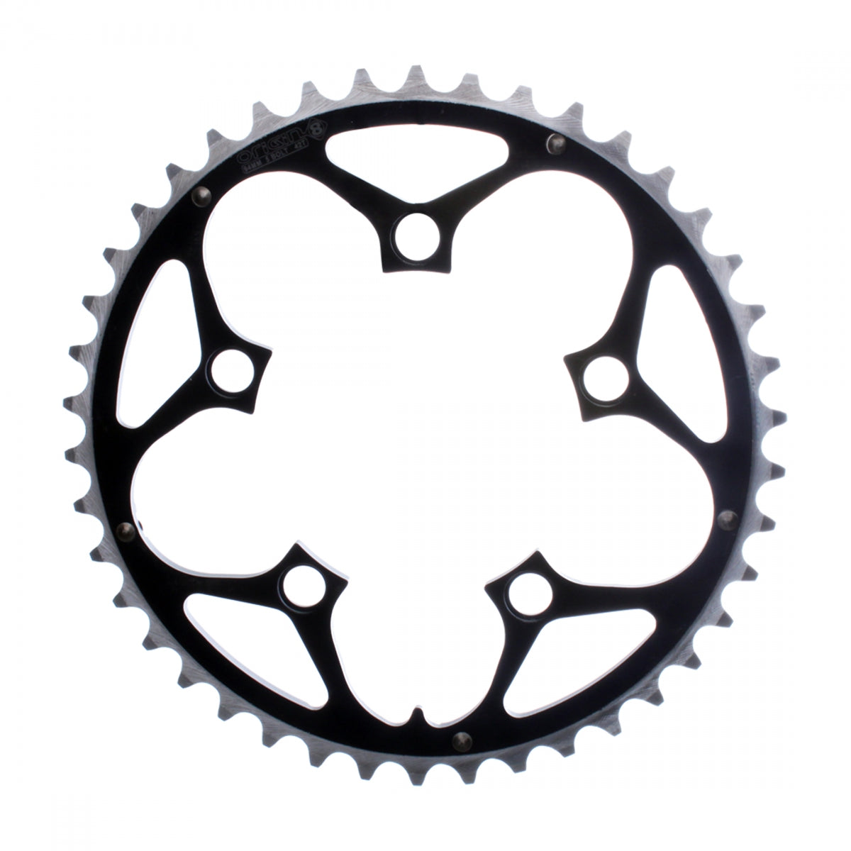 CHAINRING OR8 94mm 42T RAMPED BK/SL