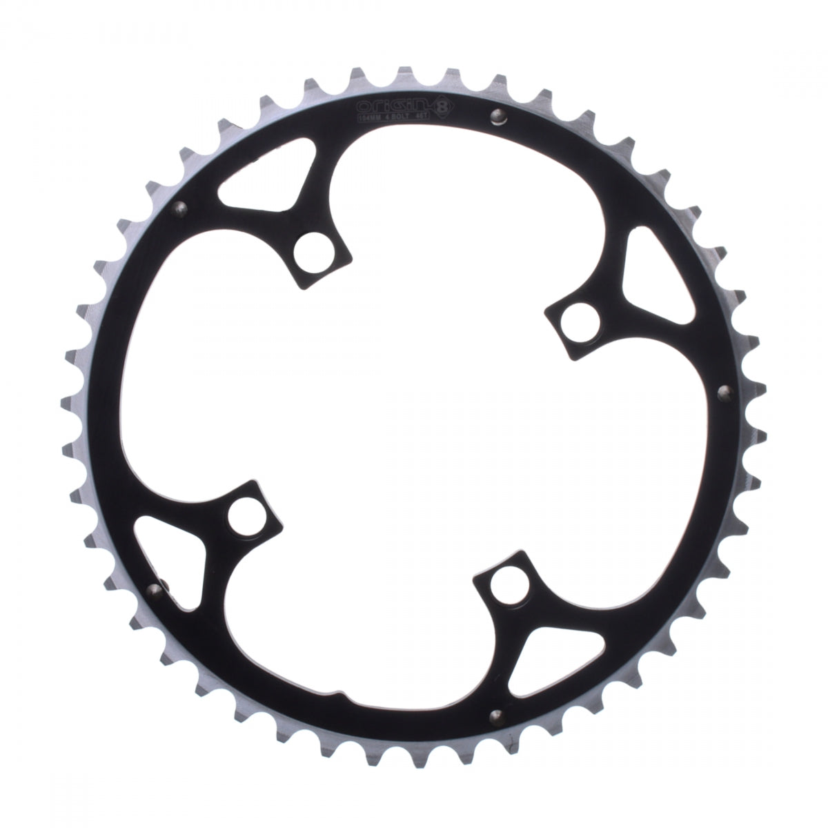 CHAINRING OR8 104mm 42T RAMPED 4B BK/SL