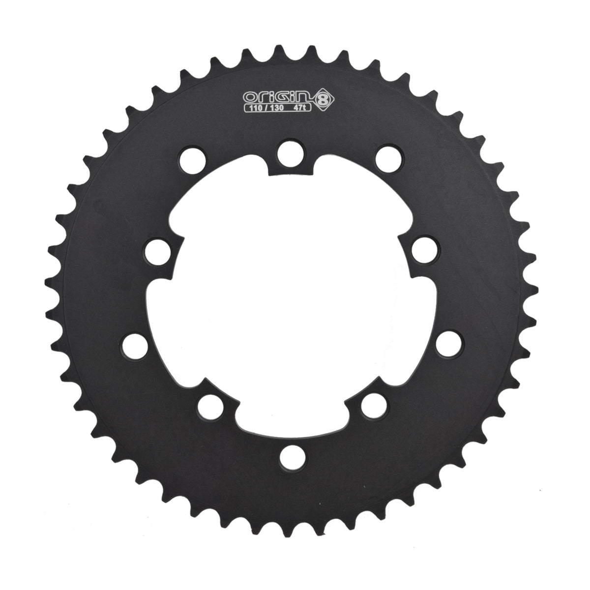 CHAINRING 10H OR8 47T 110/130 BLK 3/32