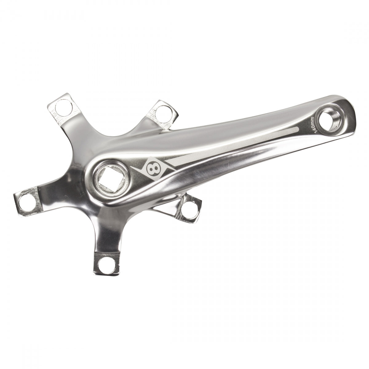 CRANKARM SET OR8 155 110 bcd FORGED SIL