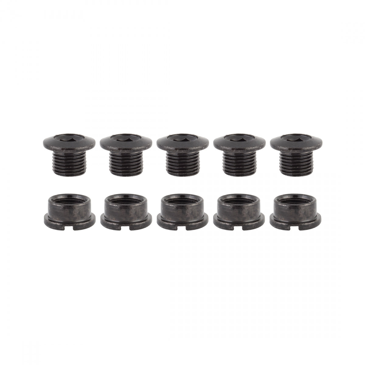 CHAINRING BOLT SET OR8 SINGLE STL BLK