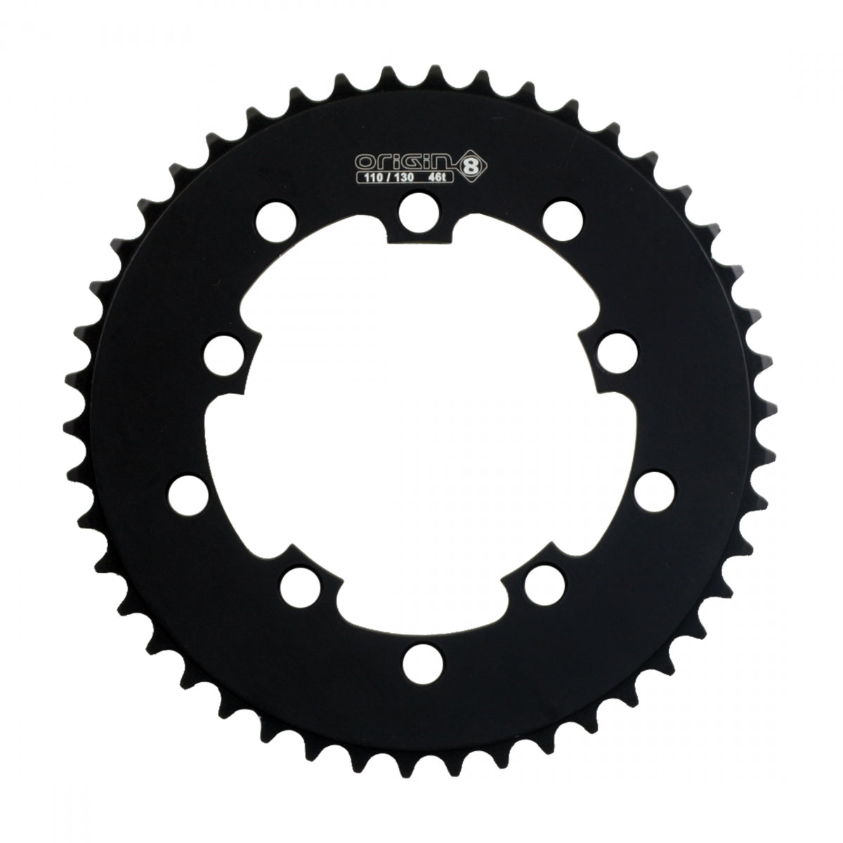 CHAINRING 10H OR8 46T 110/130 BLK 3/32