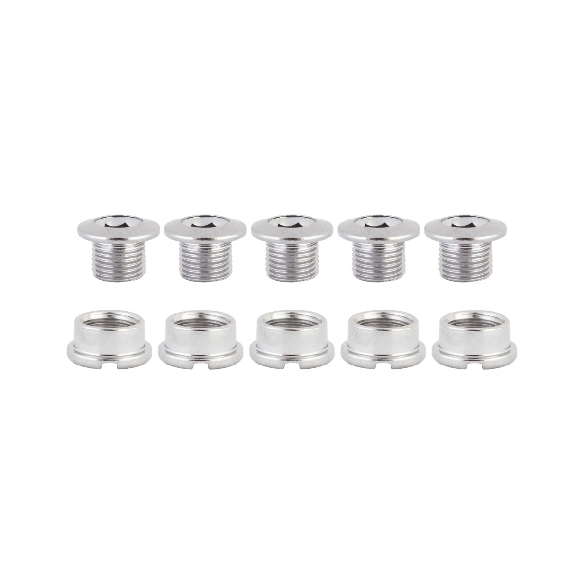 CHAINRING BOLT SET OR8 SINGLE STL CP