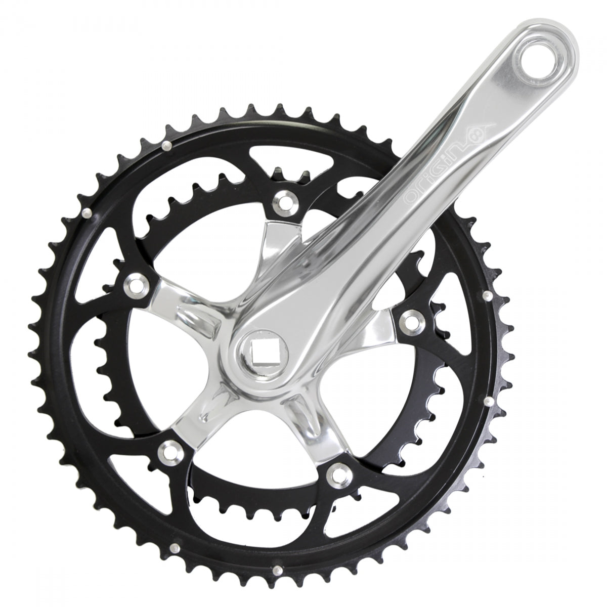 CRANKSET OR8 P/P RD 172x53/39 SQ SIL