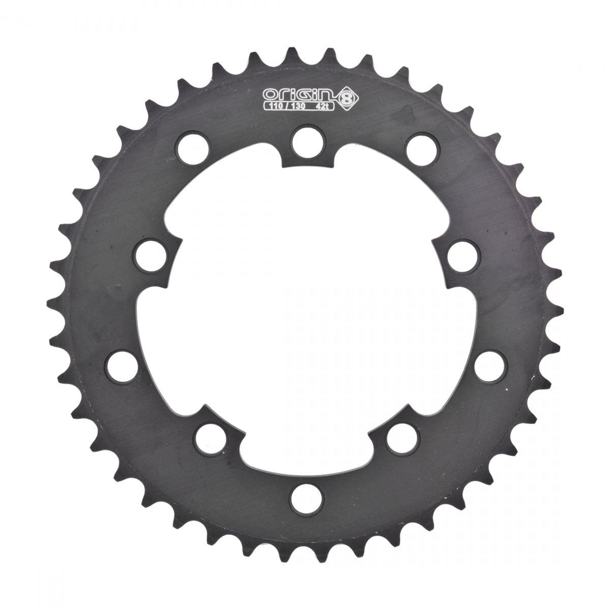 CHAINRING 10H OR8 42T 110/130 BLK 3/32