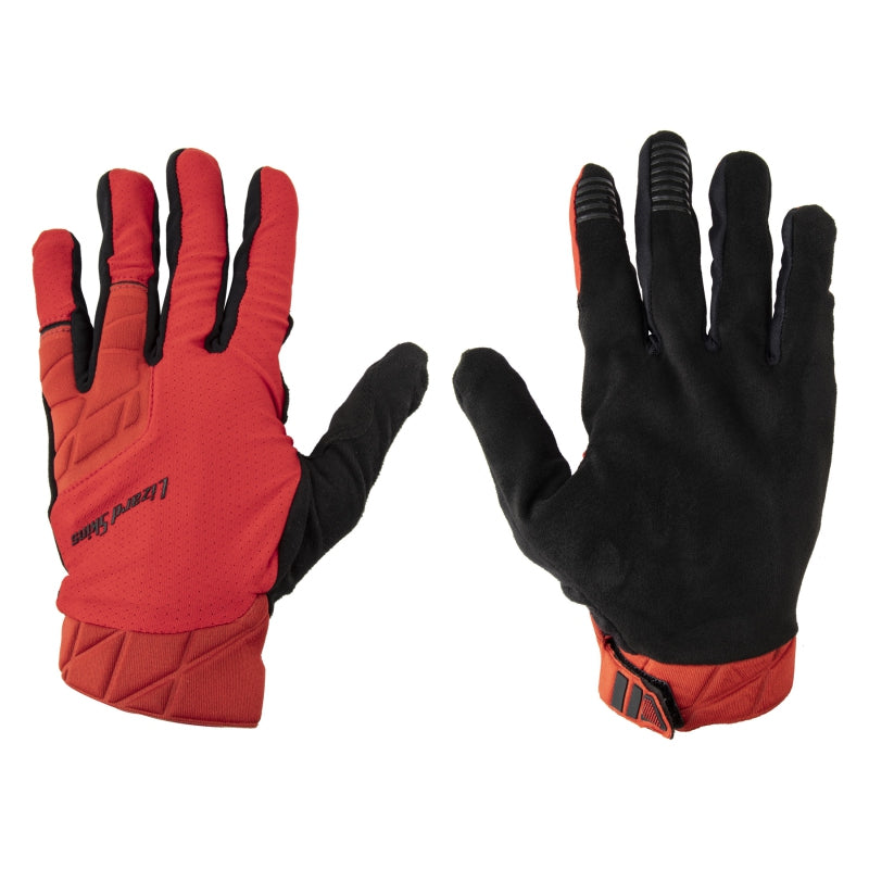 Lizard Skins Monitor Ops Full Finger Gloves Crimson Red XL Pair