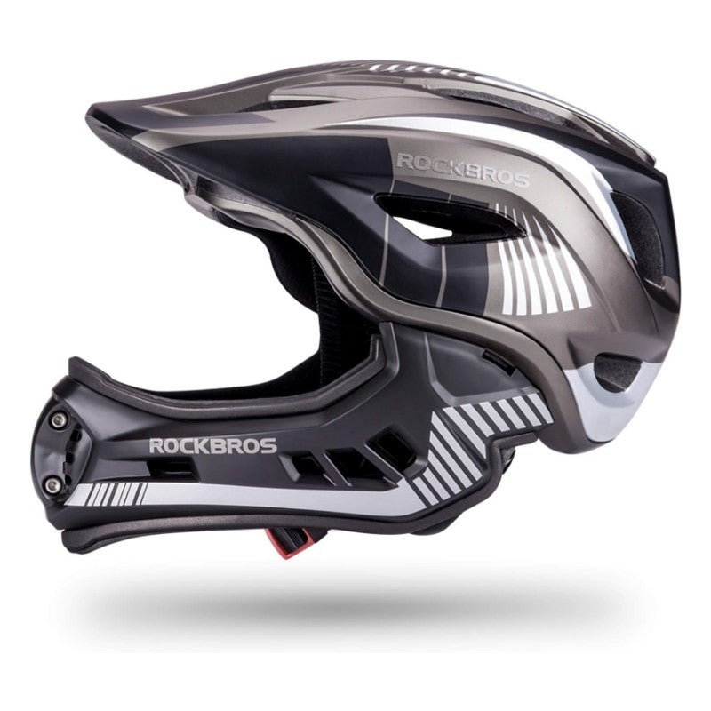 ROCKBROS Kids Full Face Helmet Detachable for Youth Child Boys Girls Ages 3-16
