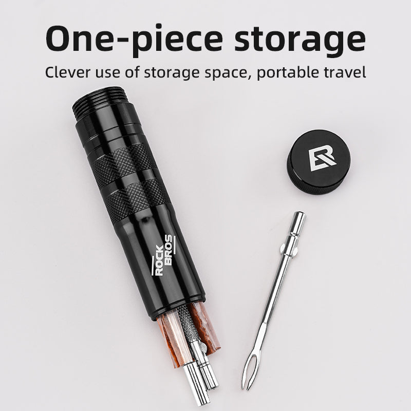 ROCKBROS Vacuum Aluminum Alloy Tire Repair Tool Compact Portable