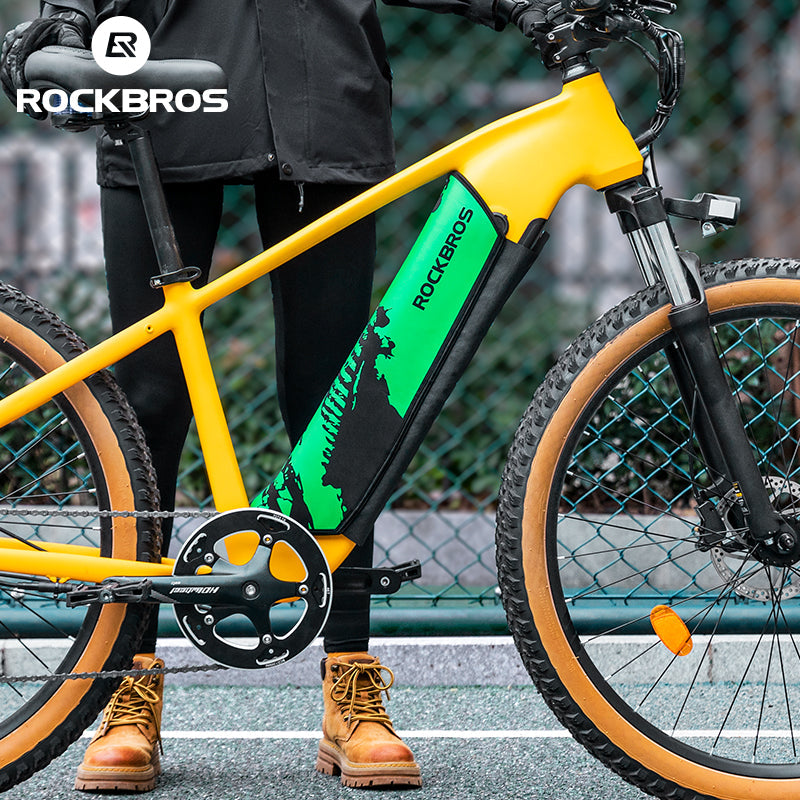 ROCKBROS Neoprene Ebike Battery Cover Wear Dirt Resistant for Outdoor Use