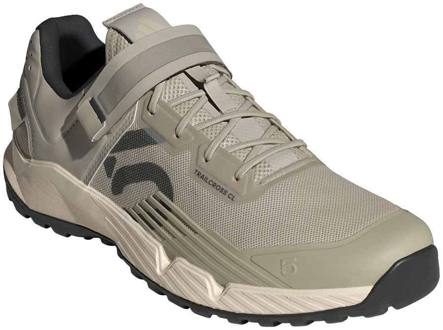 Five Ten Trailcross Mountain Clipless Shoes - Men's Putty Gray/Carbon/Wonder White 10