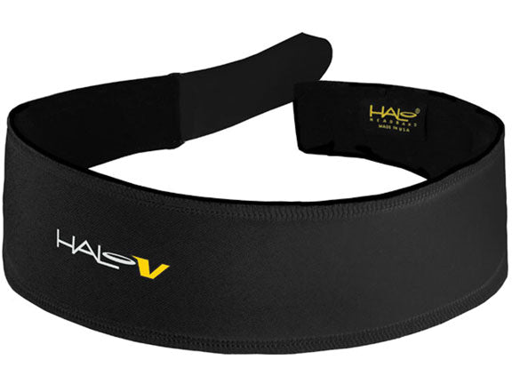 Halo V (Velcro) Headband, Black