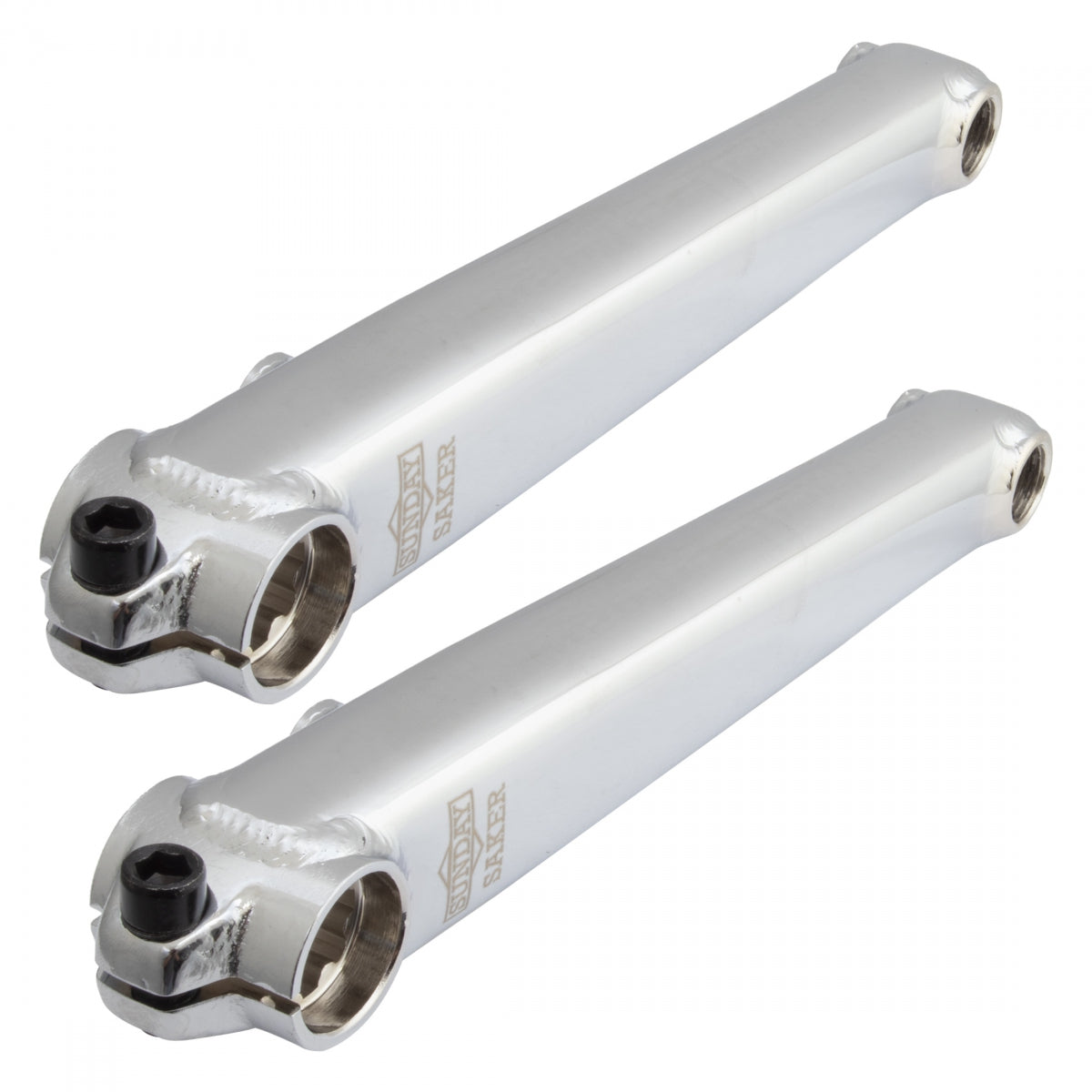 CRANKARM SET SUNDAY SAKER V2 RHD/LHD 170 3pc 22mm CROMO w/19mm MID BB CP