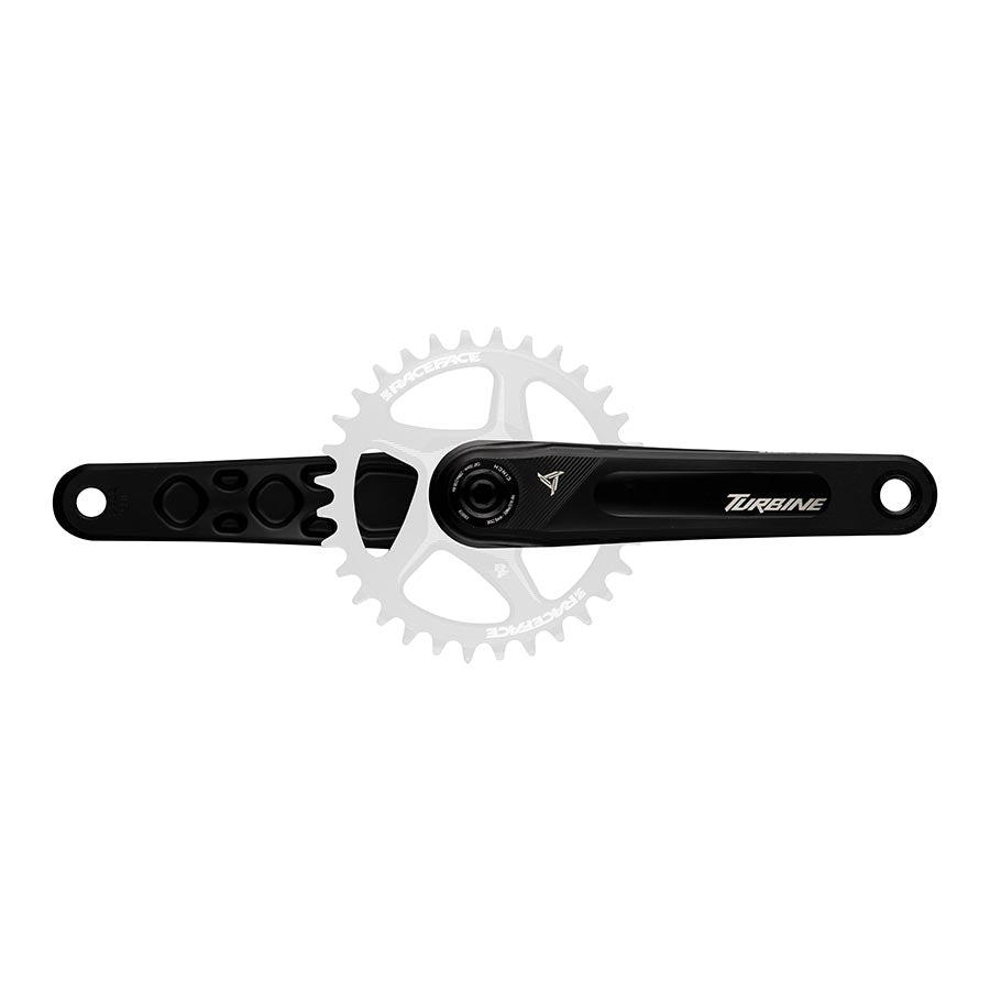 Turbine Cranks, 136mm Spindle, 170mm Arms, Black