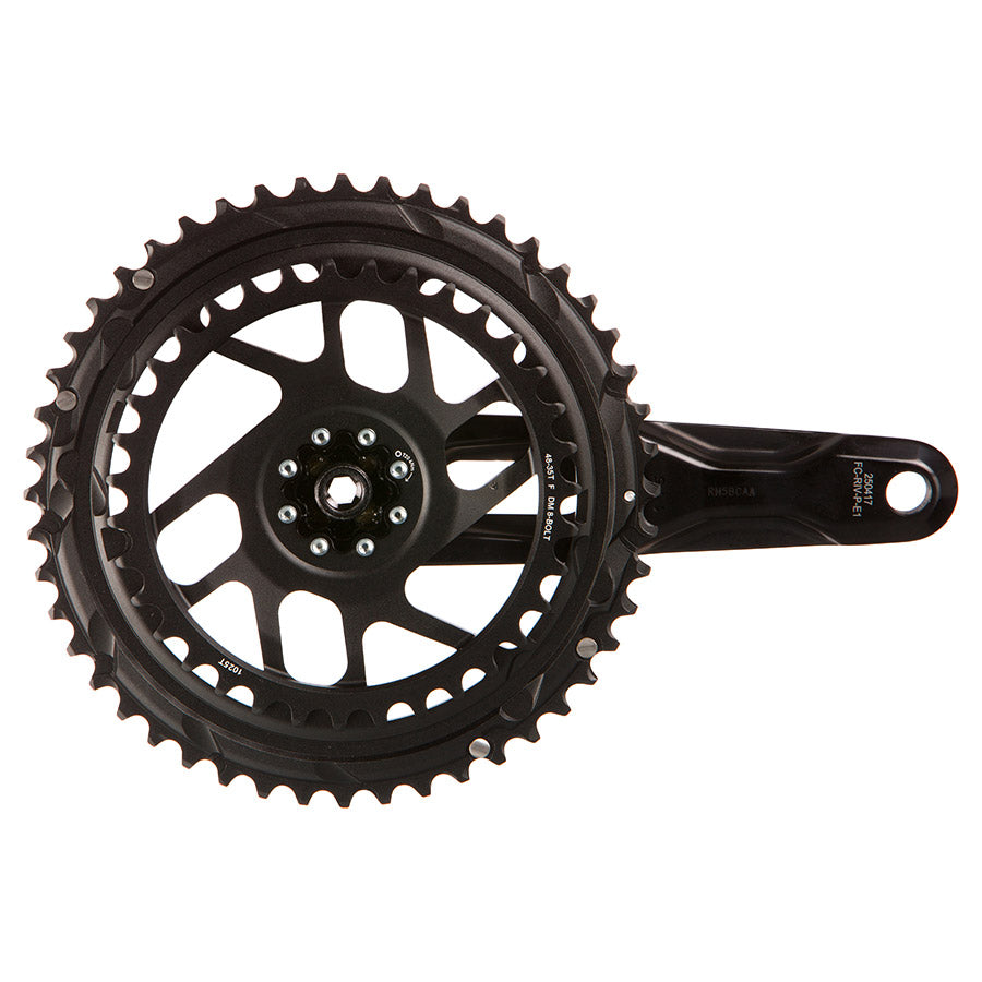 SRAM, Rival 2x Powermeter E1, Power Meter Crankset, Speed: 12, Spindle: 28.99mm, BCD: Direct Mount SRAM 8 Bolt, 48/35, DUB, 160mm, Black, Road
