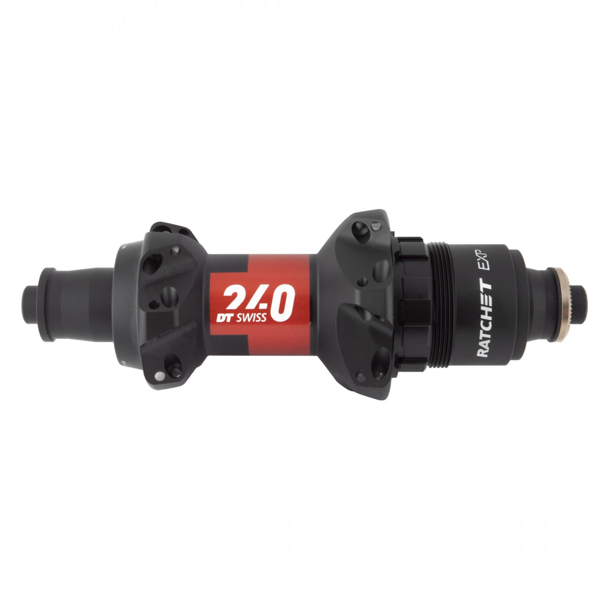 HUB RR DT 240 STRAIGHT PULL RD 24x130x5mmQR XDR RATCHET EXP BK (L)