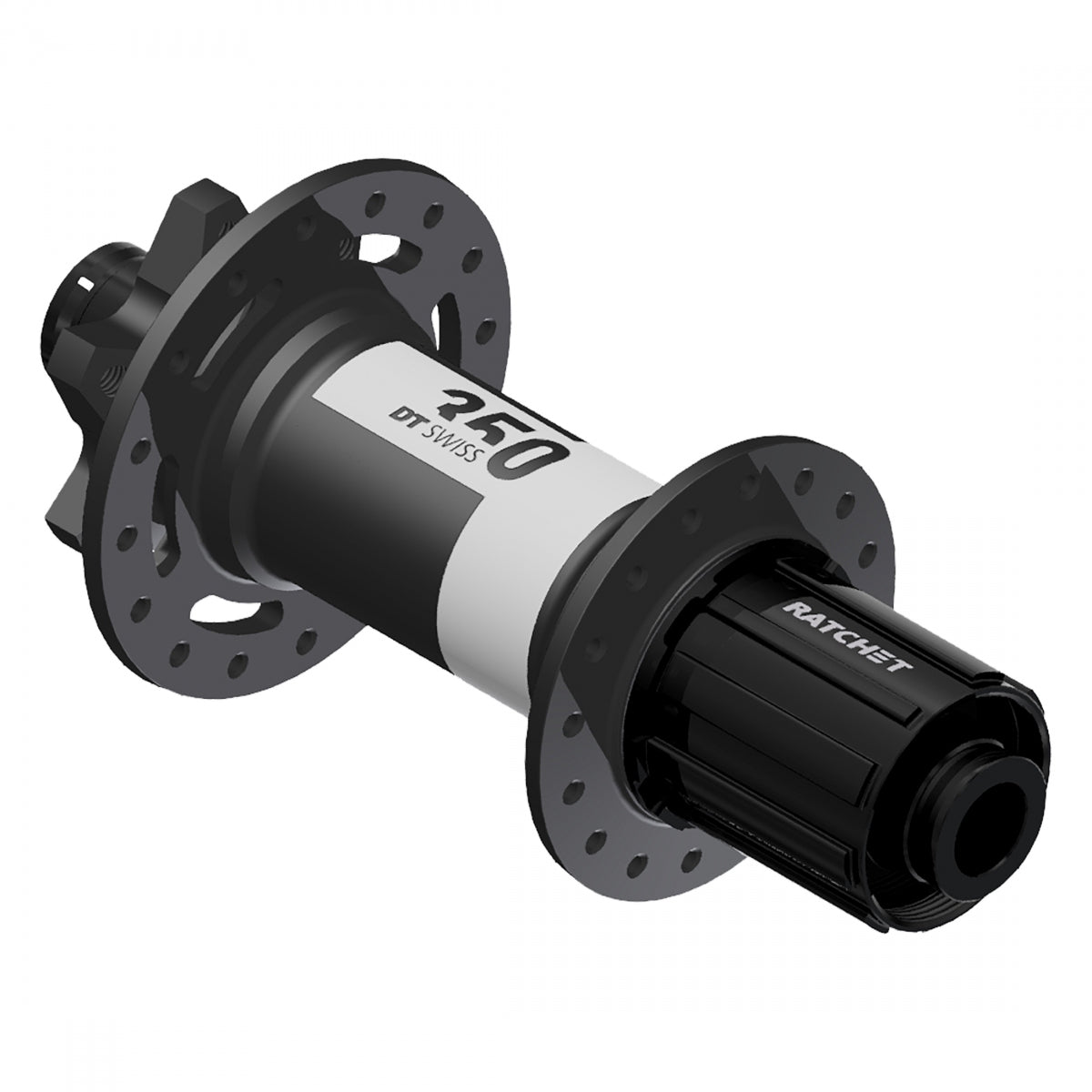 HUB RR DT 350 MTB 32x150x12mmTA 6B 8-11sMTB RATCHET BK