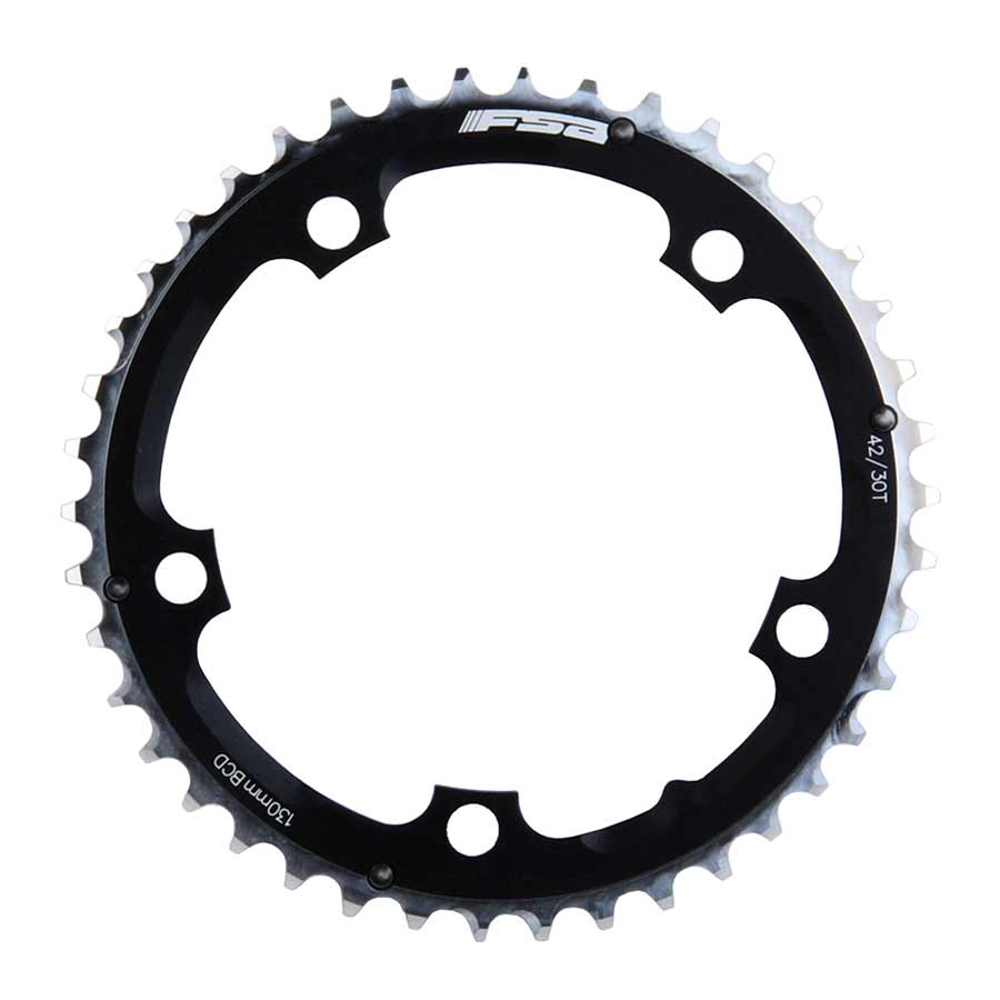Pro Road Chainring, 130BCDx42T(Triple) Black