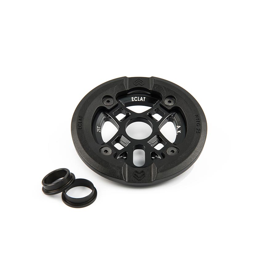 Eclat AK Guard Chainring Teeth: 25 6061-T6 Aluminum Black