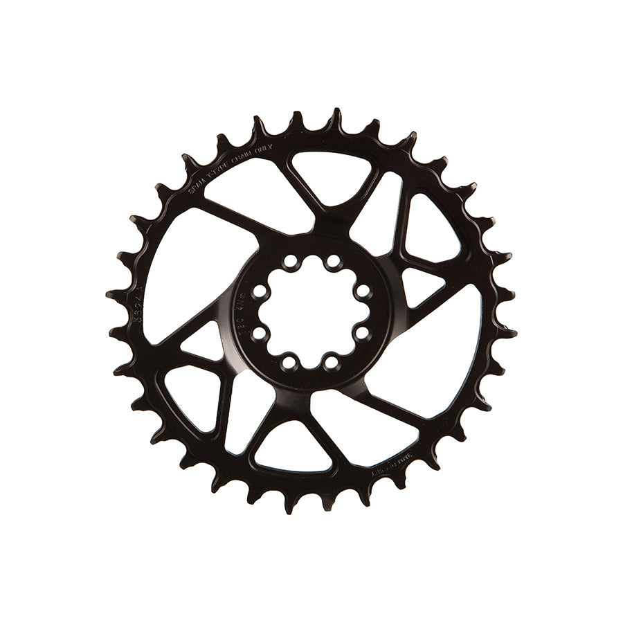 SRAM, S1000 Steel 8 Bolt, Chainring, Teeth: 30, Speed: 12, BCD: Direct Mount, Bolts: 8, Steel, Black