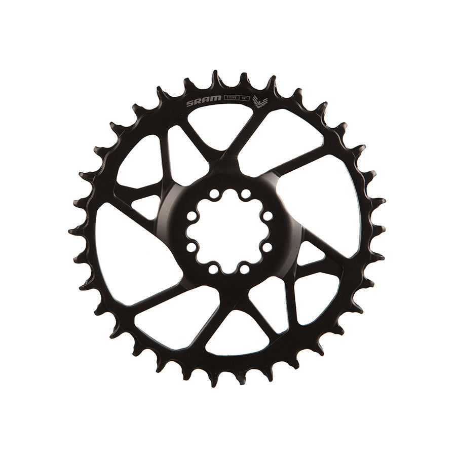 SRAM, S1000 Steel 8 Bolt, Chainring, Teeth: 30, Speed: 12, BCD: Direct Mount, Bolts: 8, Steel, Black