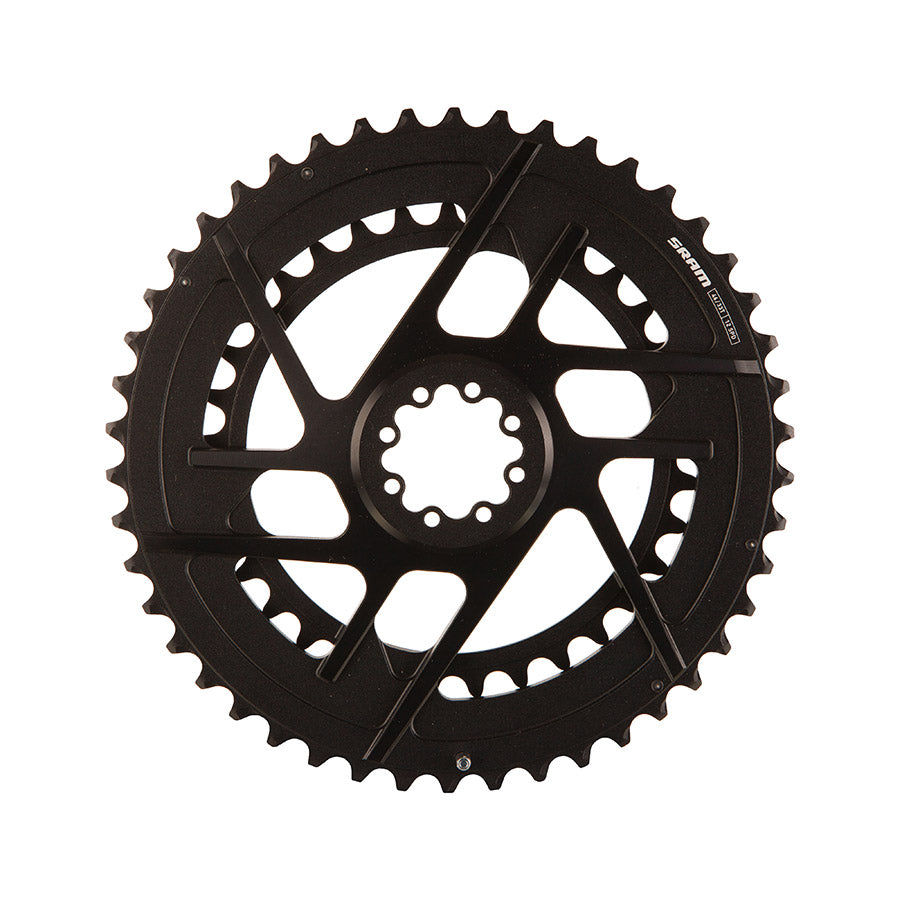 SRAM, Rival E1 2x Direct Mount, Chainring, Teeth: 46/33, Speed: 12, BCD: Direct Mount SRAM 8 Bolt, Black