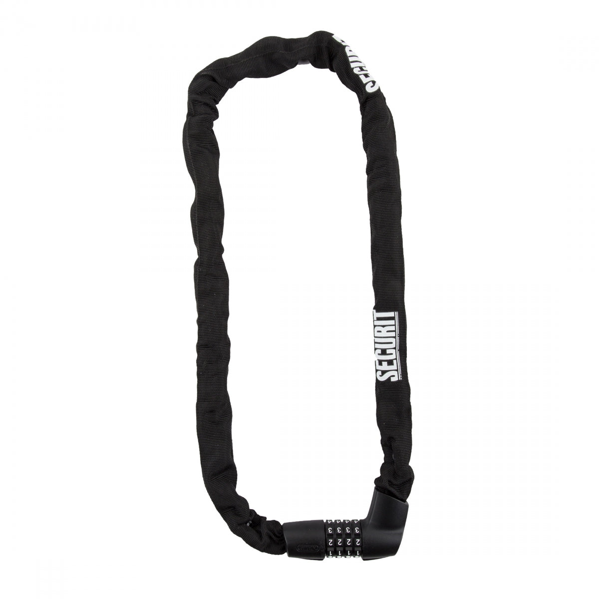 LOCK SECURIT CHAIN BRONSON COMBO 7x110cm BK