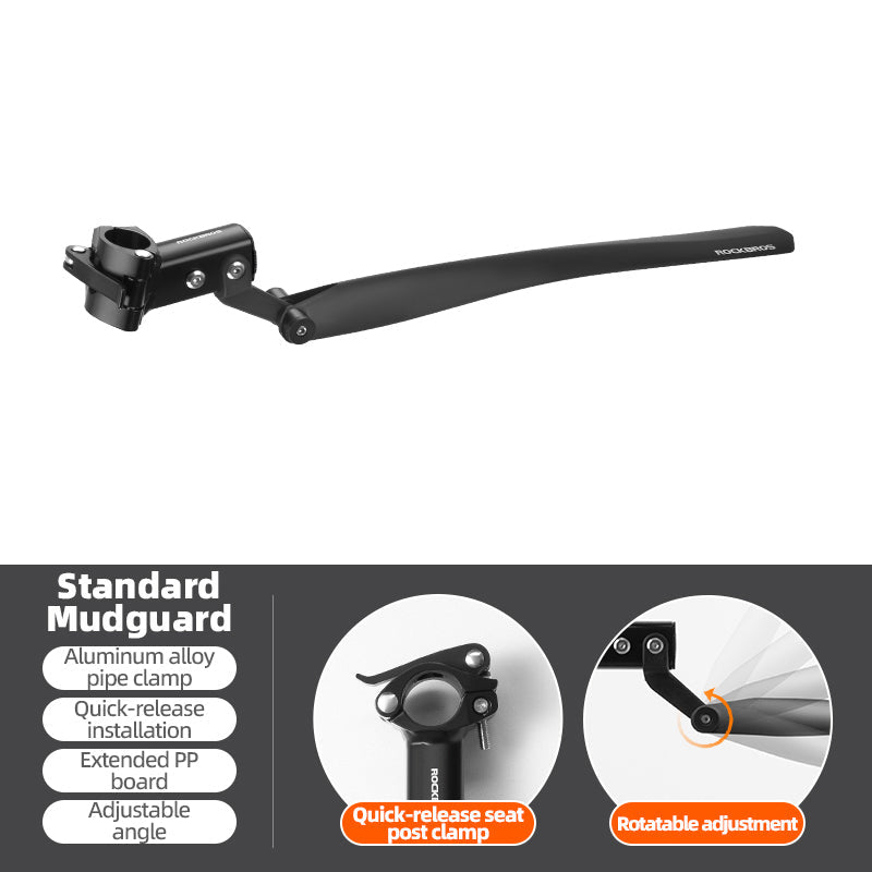ROCKBROS Bicycle Front Rear Fender - Quick Release, Adjustable