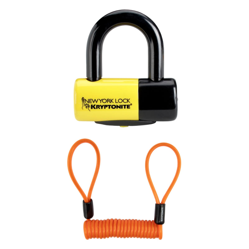 Kryptonite New York Disc Lock Premium Pack 14mm 2.2x2.3` Key Blk/Yel 9 of 10