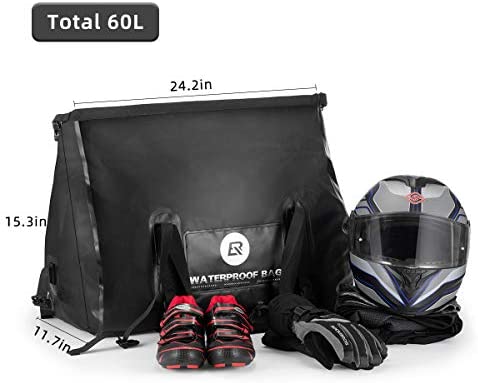 ROCKBROS 60L Dry Duffel Waterproof Duffel Bag Motorcycle Travel Bag