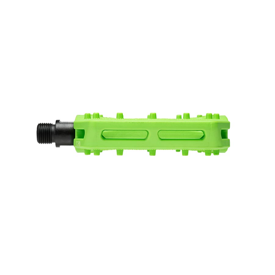 Eclat Slash Platform Pedals Body: Nylon Spindle: Cr-Mo 9/16 Green Pair