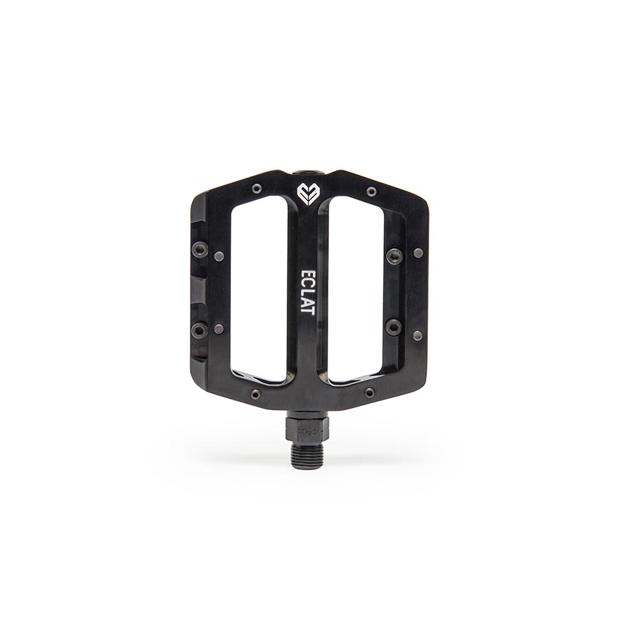 Eclat Surge CNC Platform Pedals Body: Aluminum Spindle: Cr-Mo 9/16 Black Pair