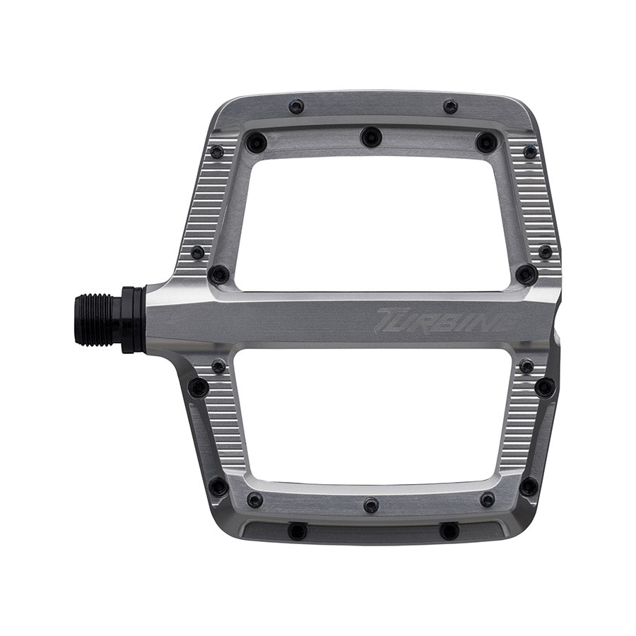 Raceface, Turbine, Platform Pedals, Body: Aluminum, Spindle: Cr-Mo/Steel, 9/16'', Black, Pair