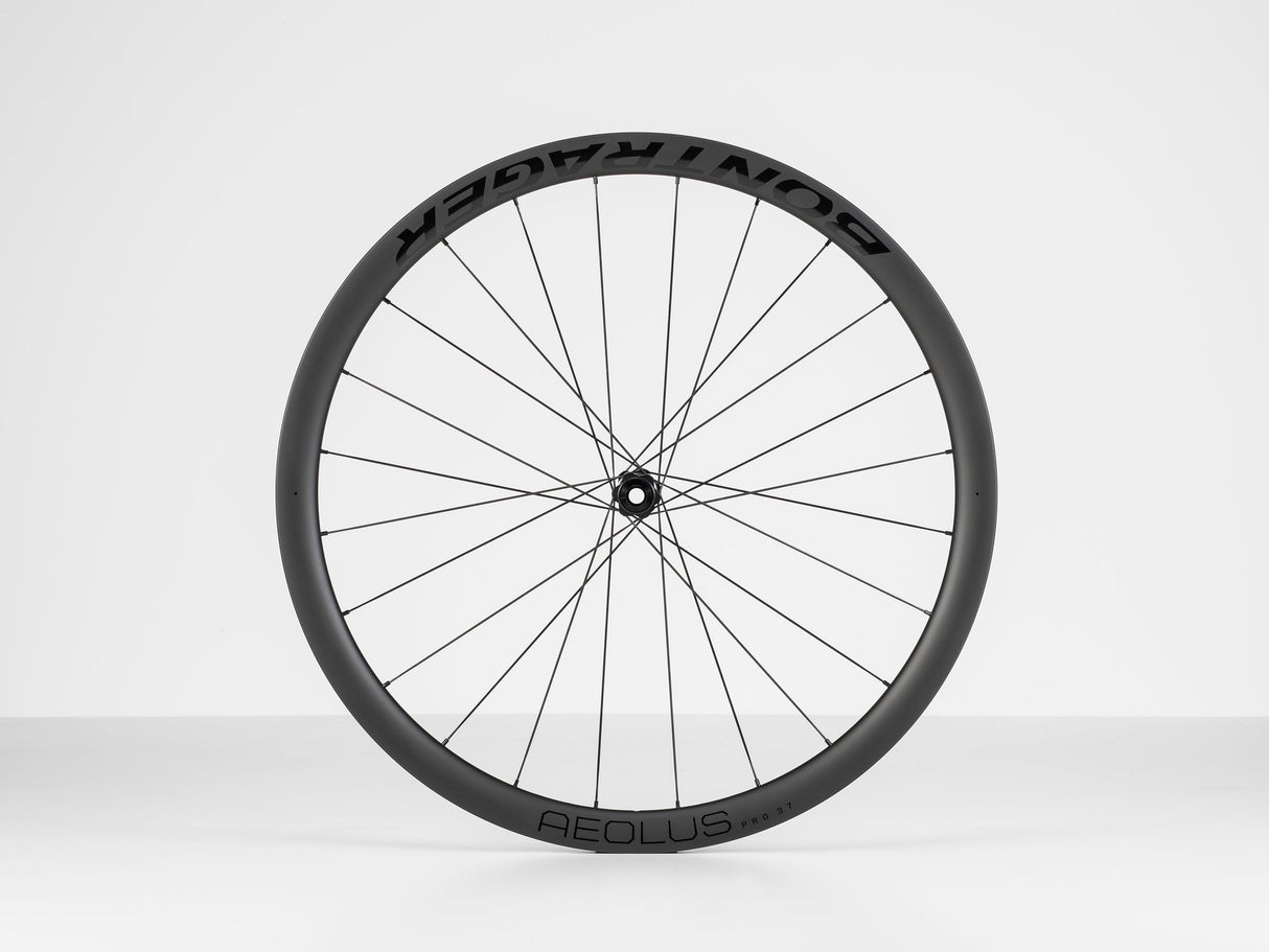 Wheel Front Bontrager AeolusPro37 Disc TLR 100 700 24H Black