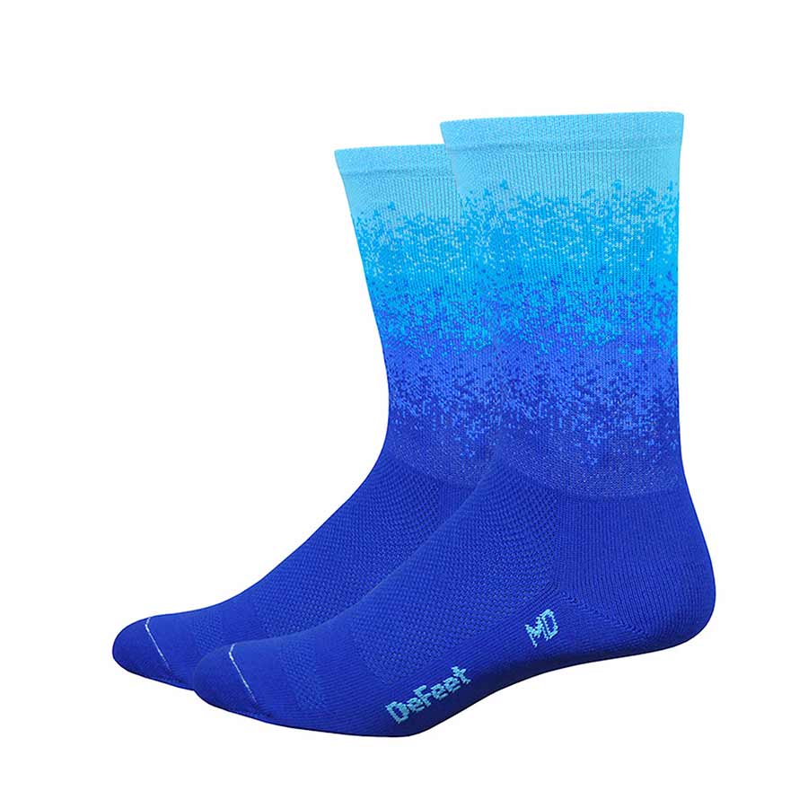 DeFeet Aireator 6" Socks Royal/Neptune/Carolina XL Pair