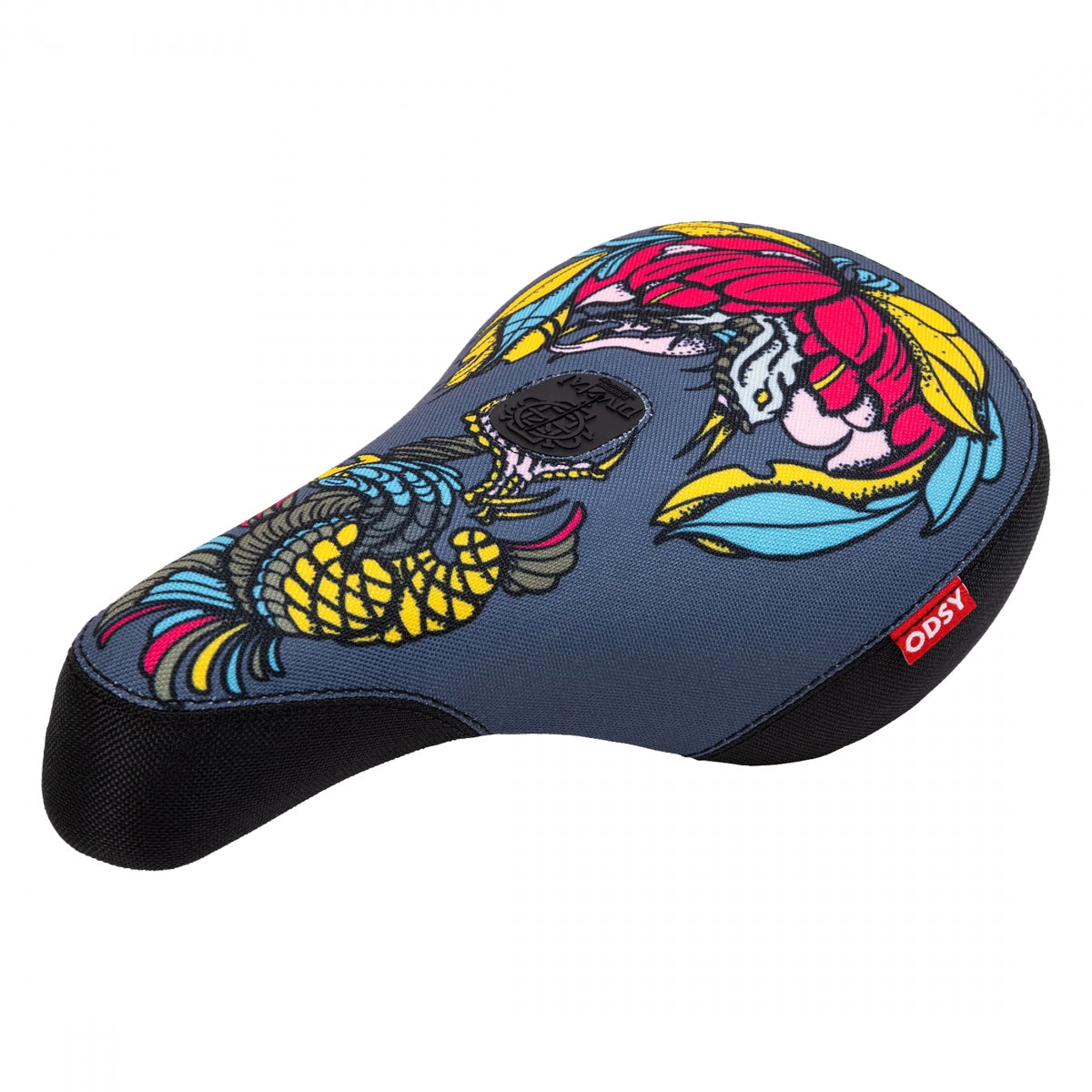 SADDLE ODY MX PIVOTAL IG HOT-SEAT FAT CAP V3 SNAKE TRAP MULTI-COLOR
