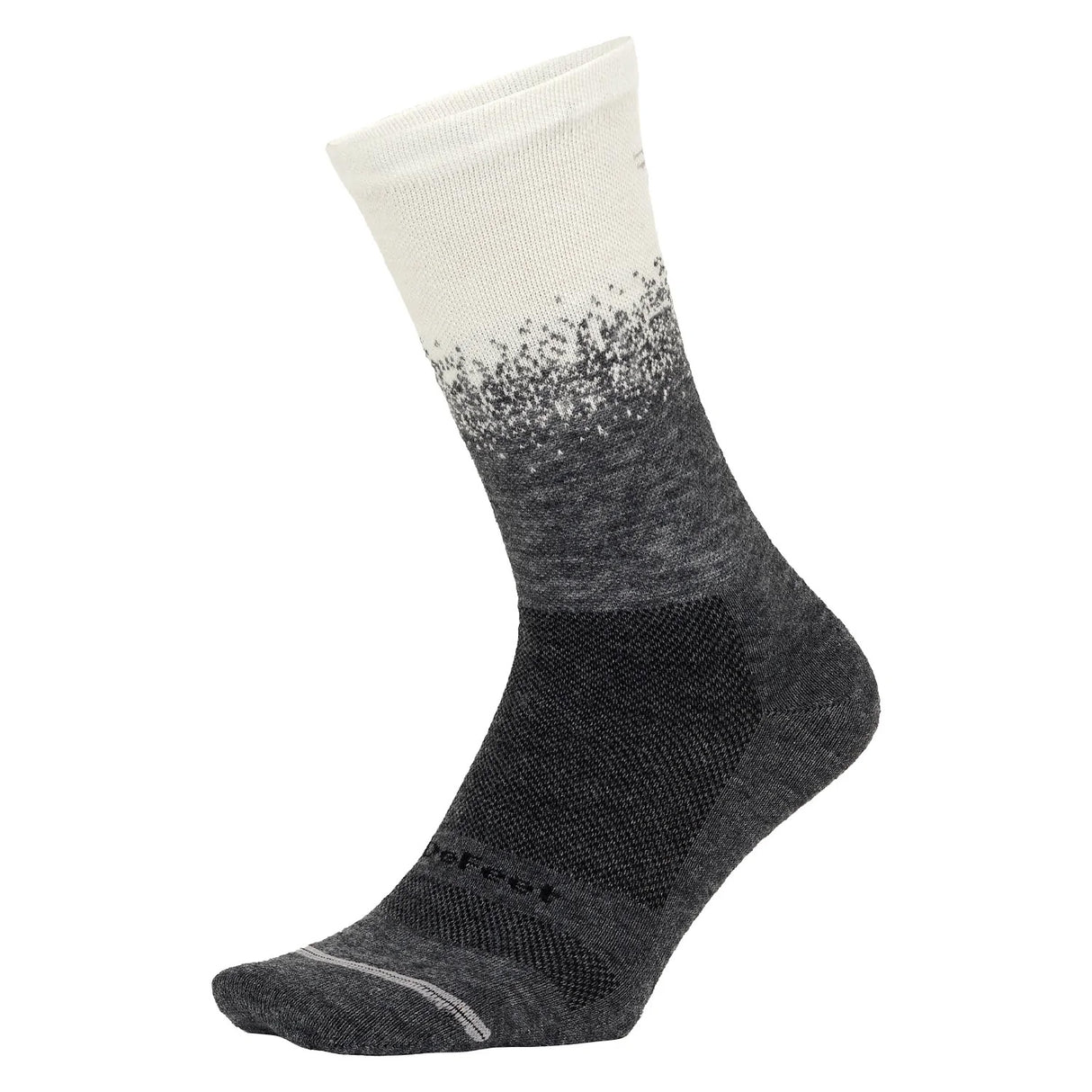 Wooleator Pro 6" Gravel Gray Socks, 7-9, Faze