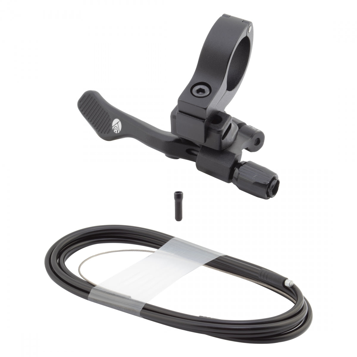 SEATPOST OR8 HANGTIME DROPPER REMOTE ONLY FLAT BAR ALY w/CABLE/HOUSING BK