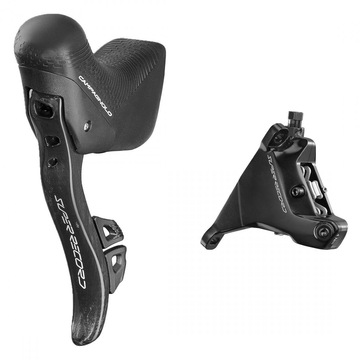 SHIFTER CPY EP23 S RECORD HYD DISC WRL LH 2s w/CALIPER/FLAT MOUNT f/160mm NO ROTORorBRACKET