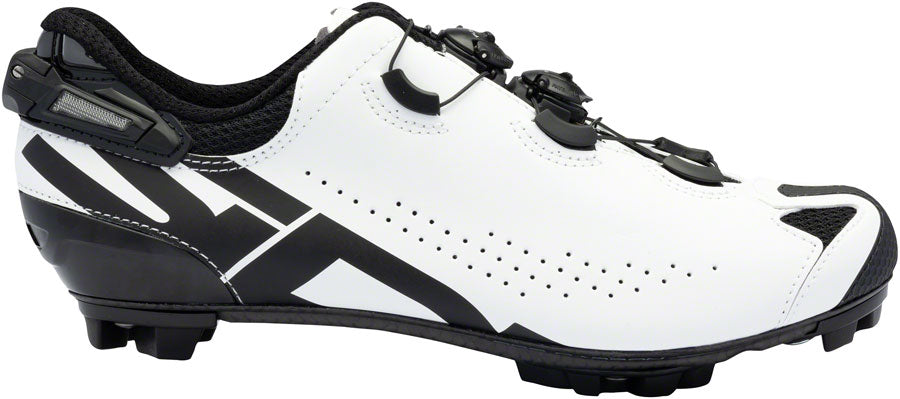 SIDI Tiger 2S SRS Mountain Clipless Shoes - Men's White/Black 43