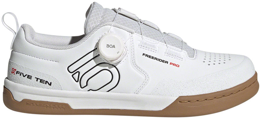 Five Ten Freerider Pro BOA Flat Shoes - Men's FTWR White/Core Black/Red 7.5